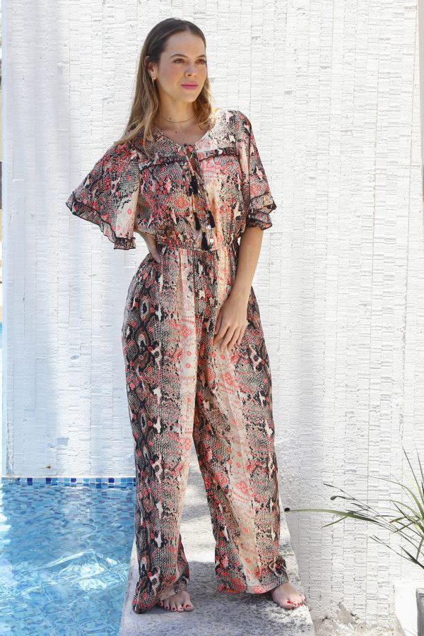 JUMPSUIT SNAKE PRINT