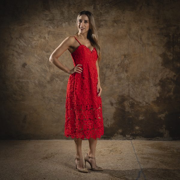 VESTIDO ENCAJE TIRANTES - Imagen 2