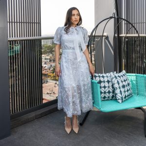 VESTIDO ENCAJE TRANSPARENCIAS