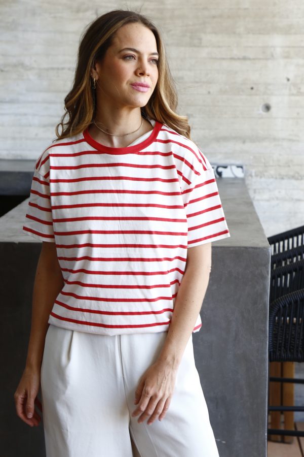 BLUSA BÁSICA A RAYAS