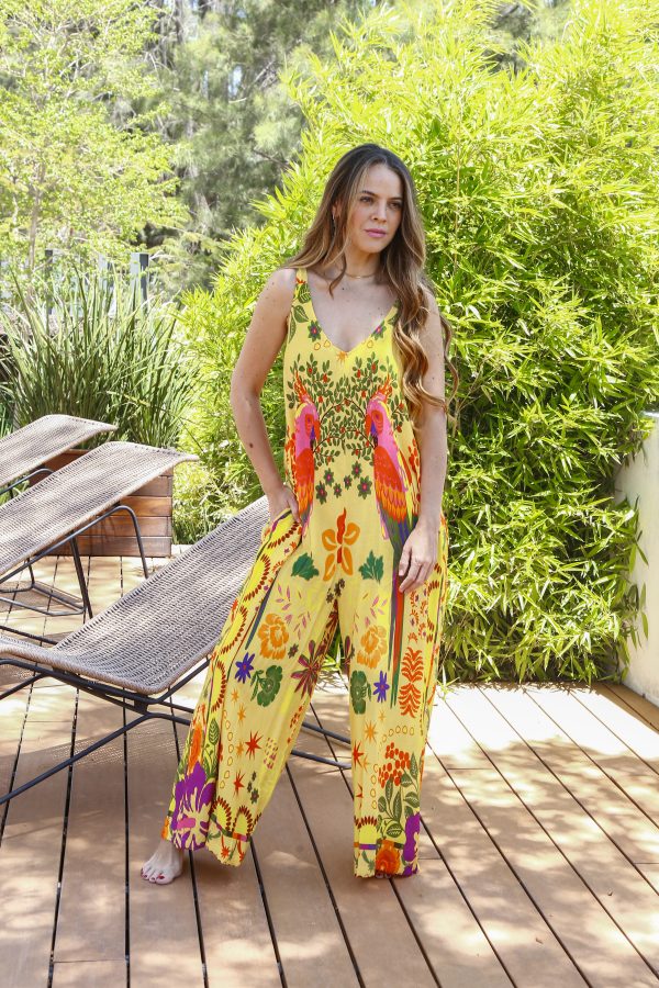 JUMPSUIT YELLOW PRINT - Imagen 3