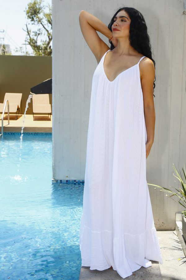 VESTIDO ESCOTE EN U ESPALDA - Imagen 4