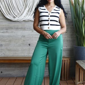 EMERALD SATEEN PANTALÓN