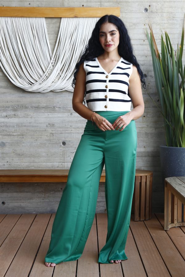 EMERALD SATEEN PANTALÓN